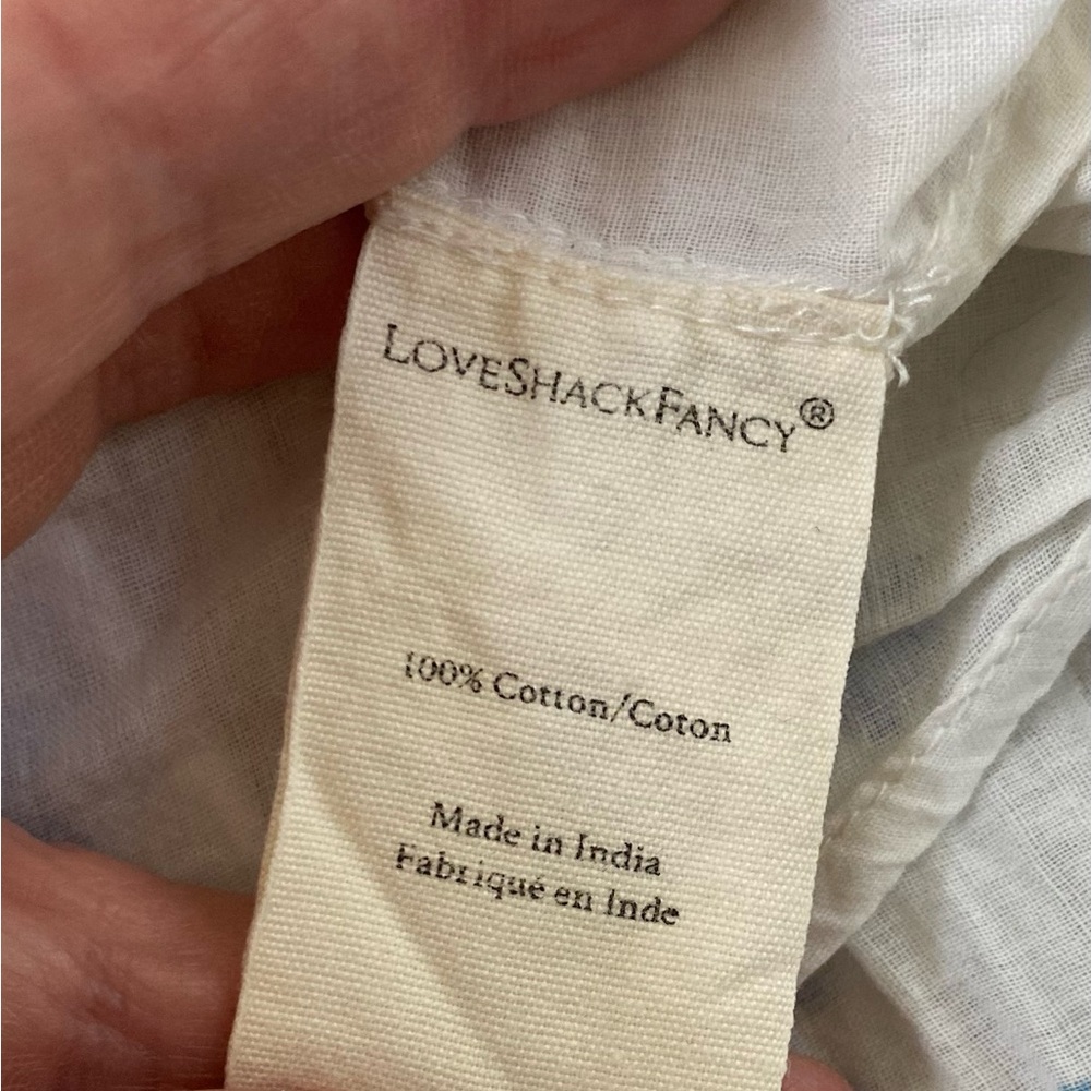 LoveShackFancy Becca Skirt Brilliant Blue Floral Sorority Cottage Core Romantic - Picture 11 of 12